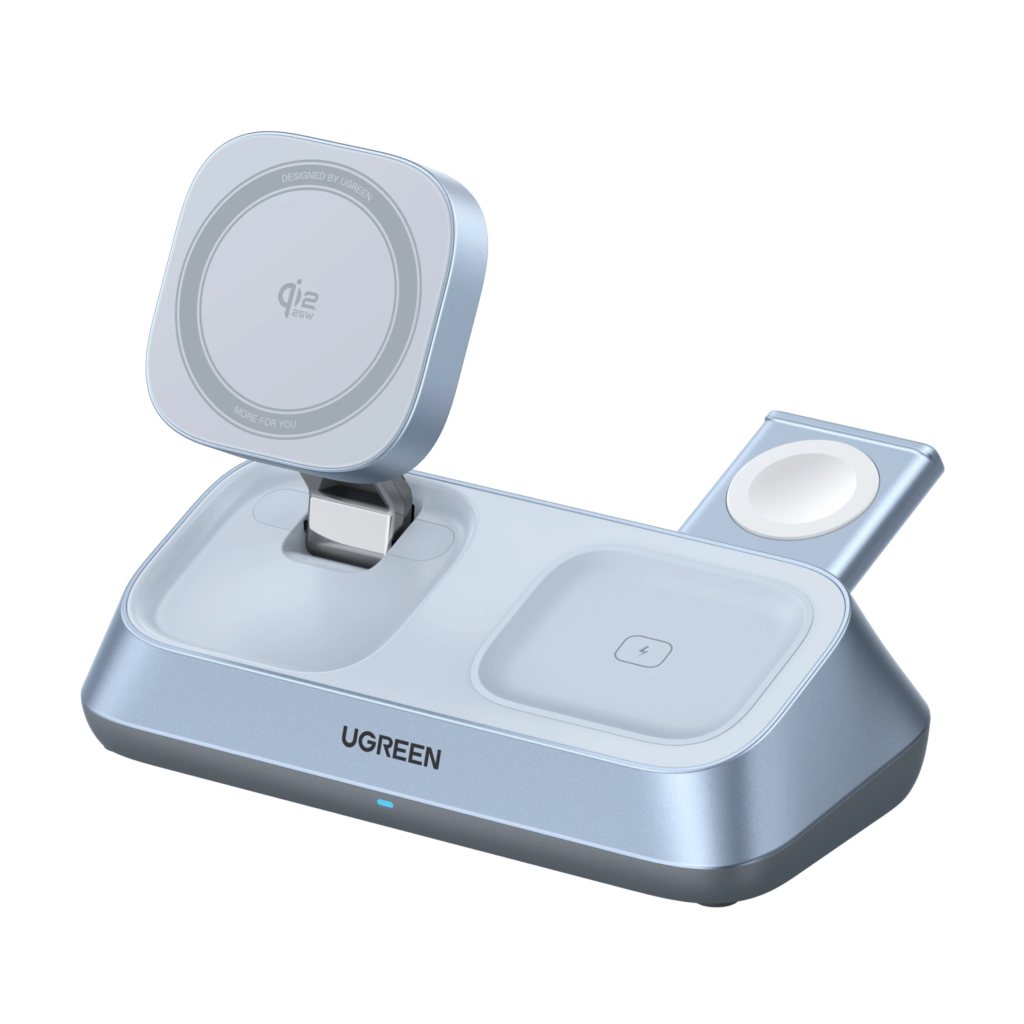 UGREEN MagFlow 3-in-1 magnetic wireless desktop charger