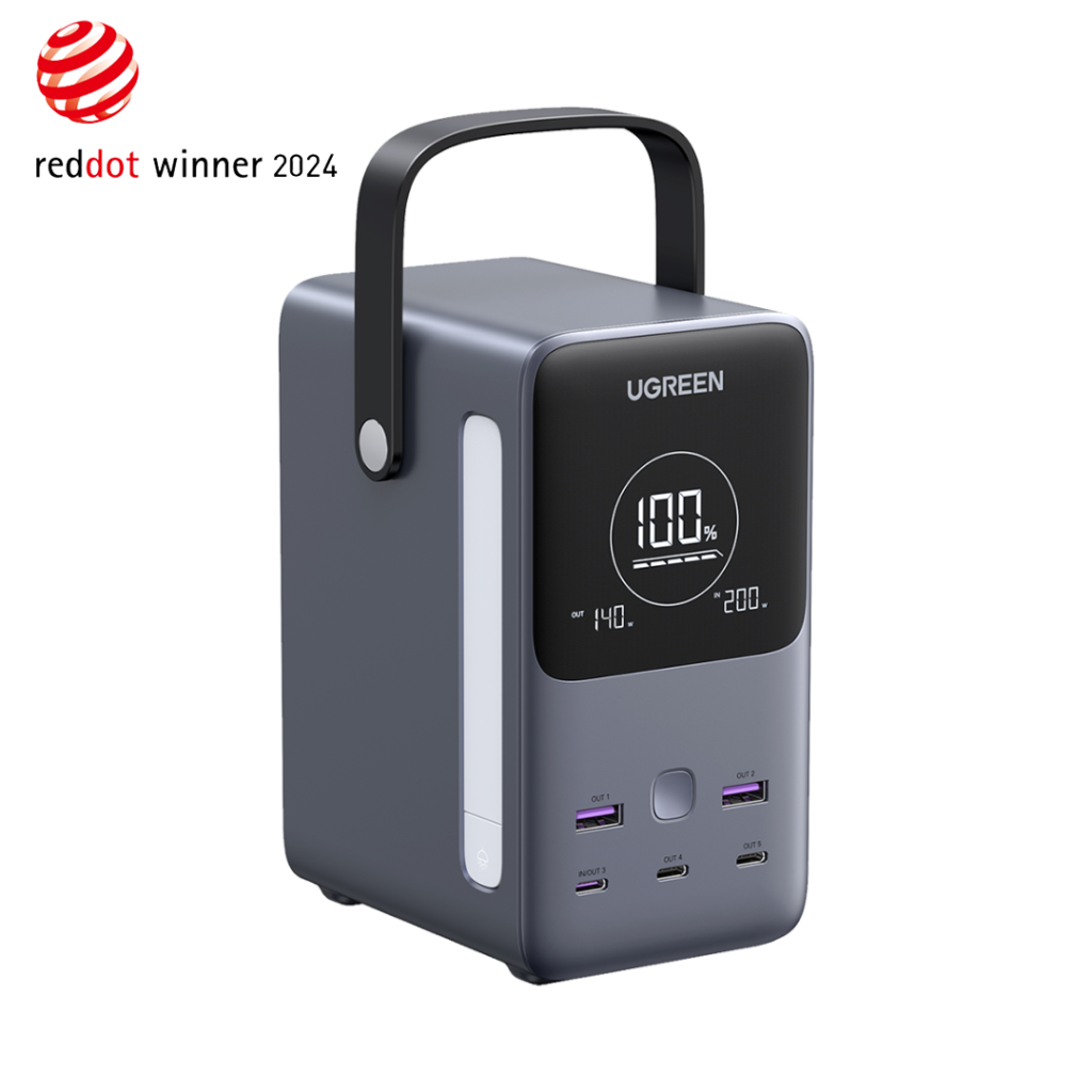UGREEN Portable Power Station 48000mAh 300W with Smart Digital Display